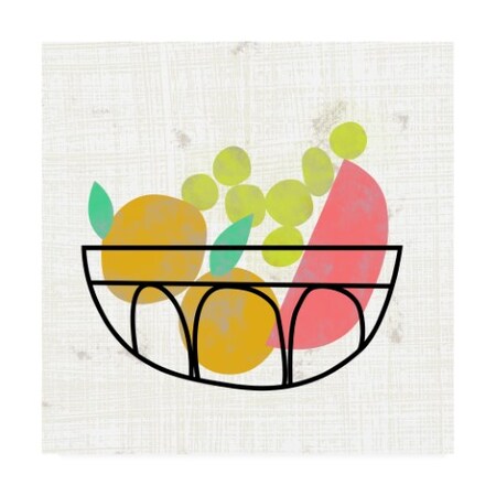 Trademark Fine Art Chariklia Zarris 'Fruitilicious Iv' Canvas Art, 14x14 WAG10840-C1414GG